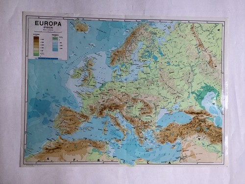 Cartina geografica vintage - cartina,
