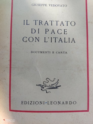 Trattato pace con - pace,