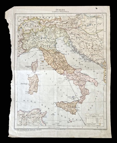 Cartina dell italia - dell'italia, politica