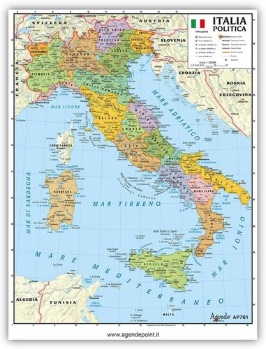 Cartina italia geografica - cartina,