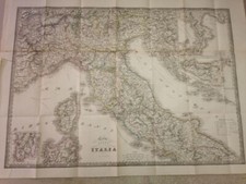 Cartina - Italia   - 1854