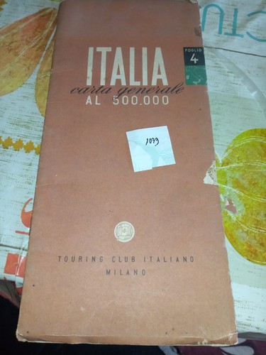 1079n cartina italia touring - 1079n,