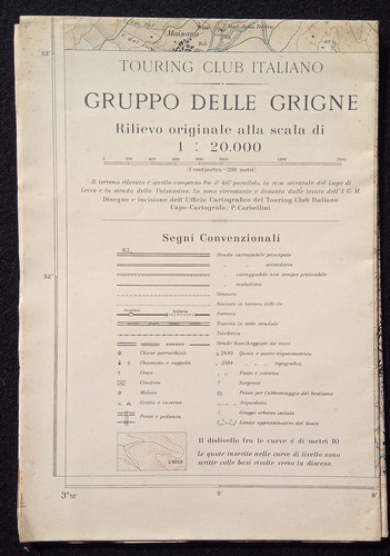 Cartina mappa gruppo delle - -,