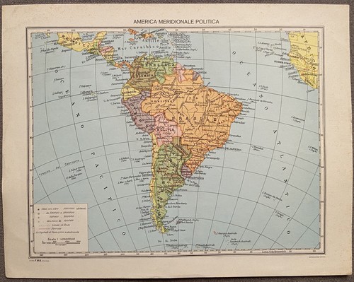 Cartina geografica anni 80 - , 70-80