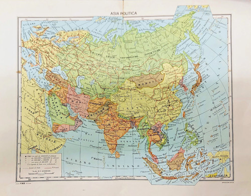 Asia fisica politica - asia, cartina