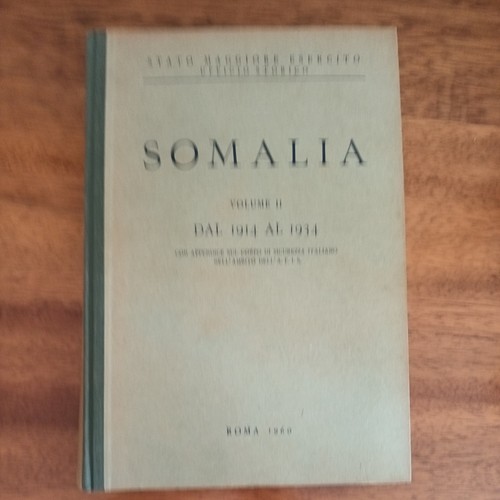 Somalia vol 1914 1934 - somalia, 1914-1934