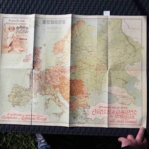 Cartina europa primi 900 con - europa,